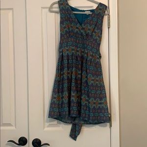 Cute, fun,  colorful print, sleeveless dress